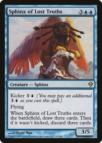 Sphinx of Lost Truths [Zendikar] | Exor Games Dartmouth