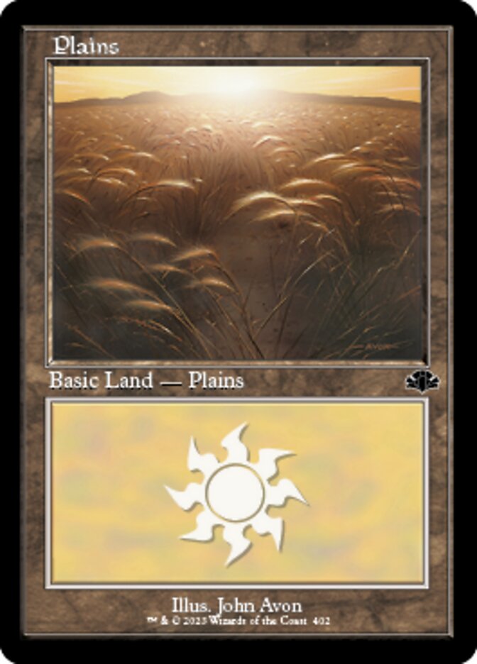 Plains (402) (Retro) [Dominaria Remastered] | Exor Games Dartmouth