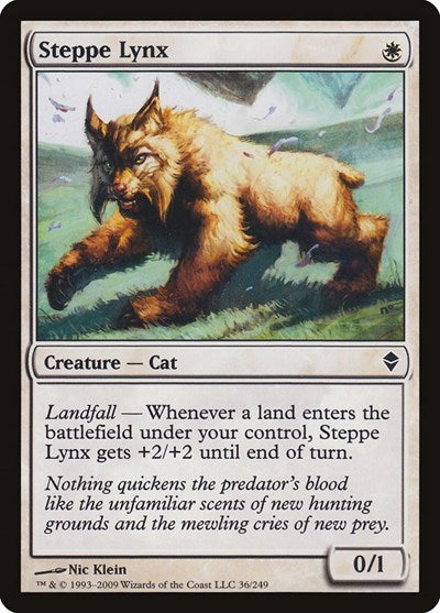 Steppe Lynx [Zendikar] | Exor Games Dartmouth