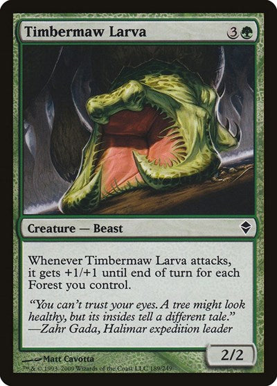 Timbermaw Larva [Zendikar] | Exor Games Dartmouth
