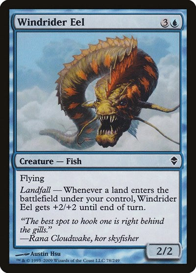 Windrider Eel [Zendikar] | Exor Games Dartmouth