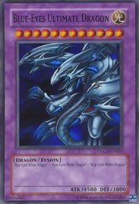 Blue-Eyes Ultimate Dragon [DLG1-EN001] Super Rare | Exor Games Dartmouth