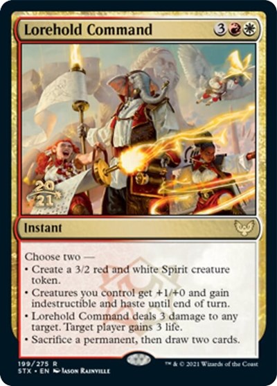 Lorehold Command [Strixhaven: School of Mages Prerelease Promos] | Exor Games Dartmouth