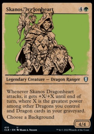 Skanos Dragonheart (Showcase) [Commander Legends: Battle for Baldur's Gate] | Exor Games Dartmouth