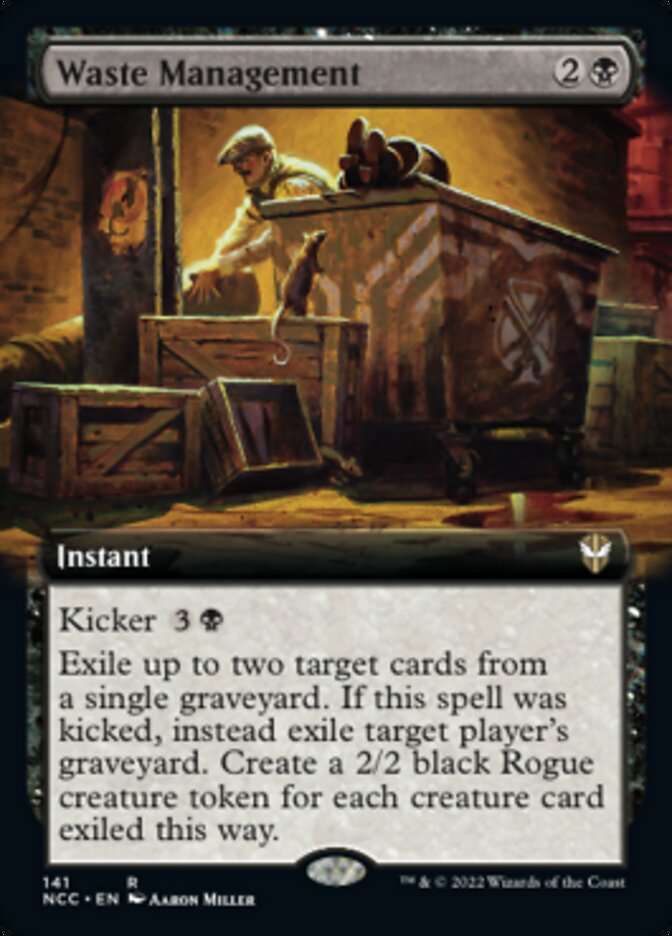 Waste Management (Extended Art) [Streets of New Capenna Commander] | Exor Games Dartmouth