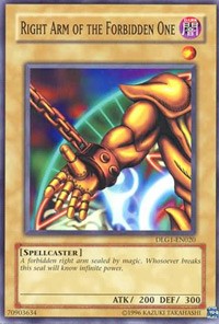 Right Arm of the Forbidden One [DLG1-EN020] Common | Exor Games Dartmouth