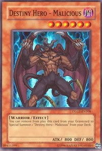 Destiny HERO - Malicious [DLG1-EN108] Super Rare | Exor Games Dartmouth