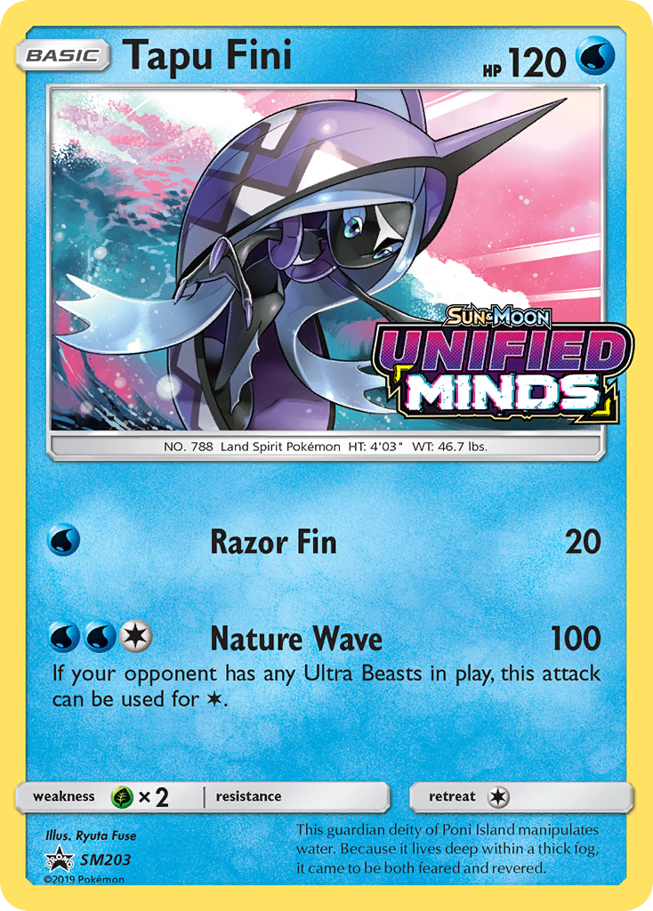 Tapu Fini (SM203) [Sun & Moon: Black Star Promos] | Exor Games Dartmouth