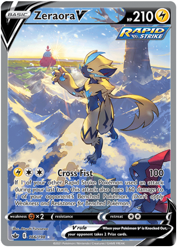 Zeraora V (166/198) [Sword & Shield: Chilling Reign] | Exor Games Dartmouth