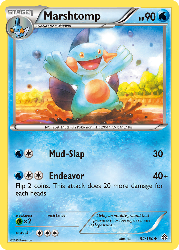 Marshtomp (34/160) [XY: Primal Clash] | Exor Games Dartmouth