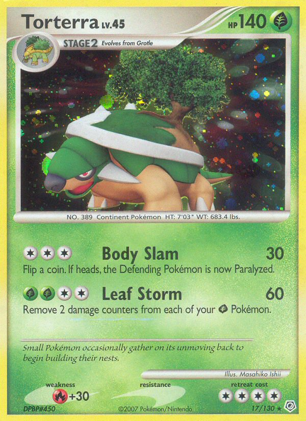 Torterra (17/130) [Diamond & Pearl: Base Set] | Exor Games Dartmouth