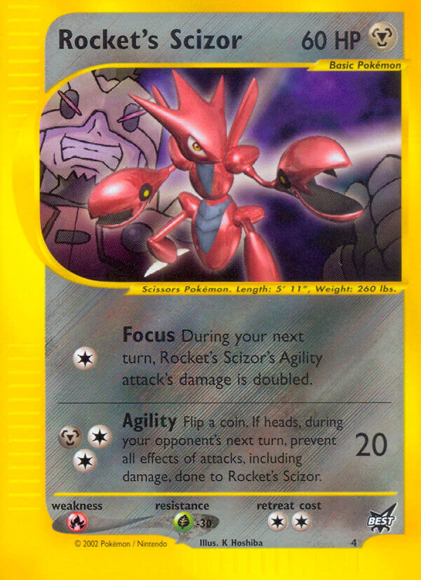 Rocket's Scizor (4) [Best of Promos] | Exor Games Dartmouth