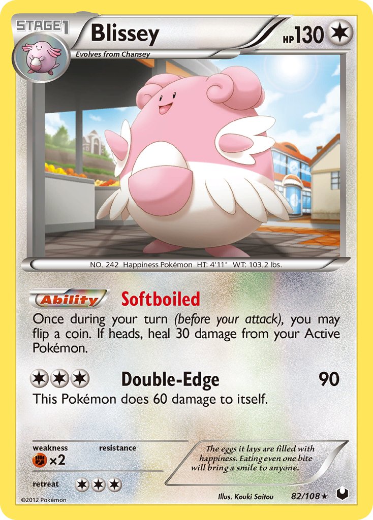 Blissey (82/108) (Battle Arena Deck Exclusive) (Theme Deck Exclusive) [Black & White: Dark Explorers] | Exor Games Dartmouth