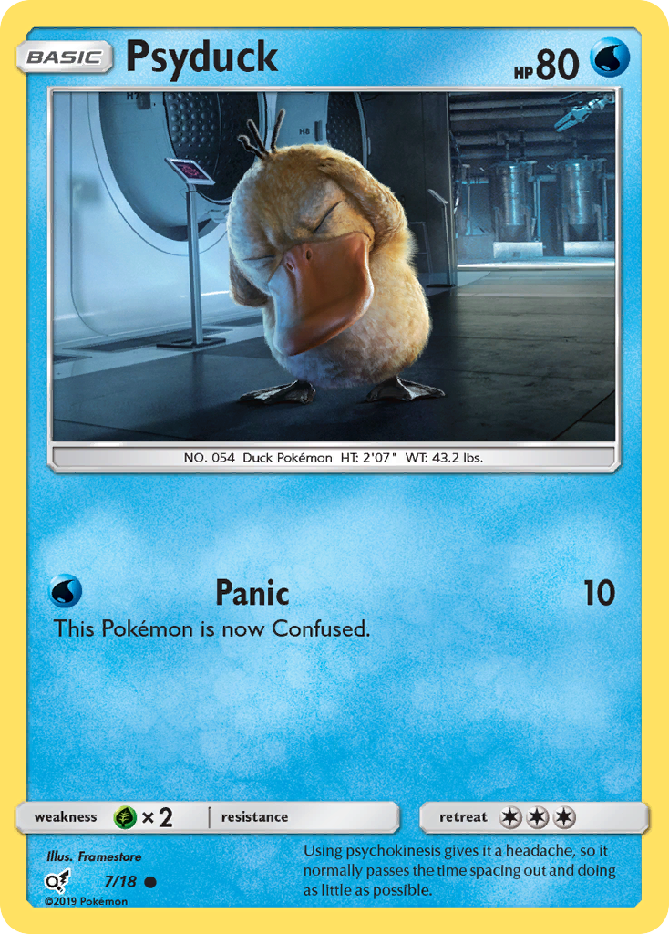 Psyduck (7/18) [Sun & Moon: Detective Pikachu] | Exor Games Dartmouth