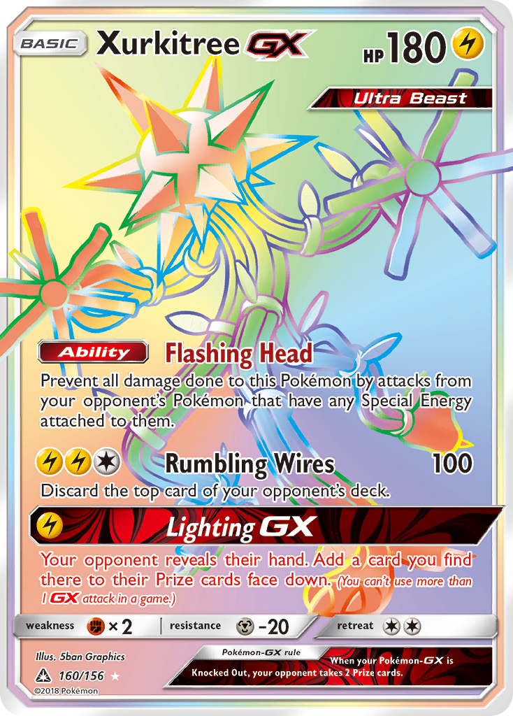 Xurkitree GX (160/156) [Sun & Moon: Ultra Prism] | Exor Games Dartmouth