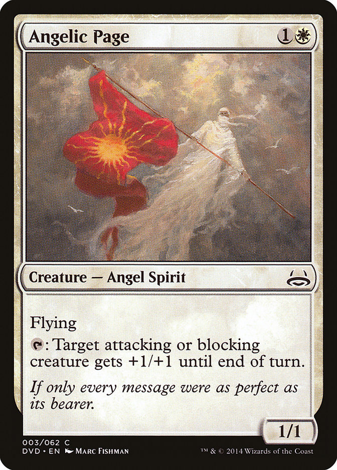 Angelic Page (Divine vs. Demonic) [Duel Decks Anthology] | Exor Games Dartmouth