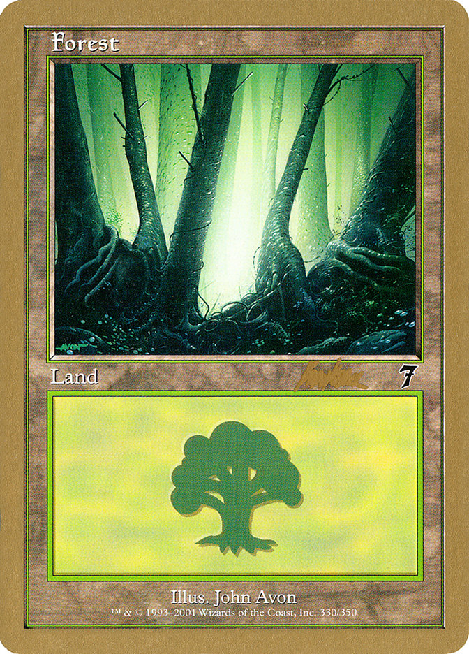 Forest (bk330) (Brian Kibler) [World Championship Decks 2002] | Exor Games Dartmouth