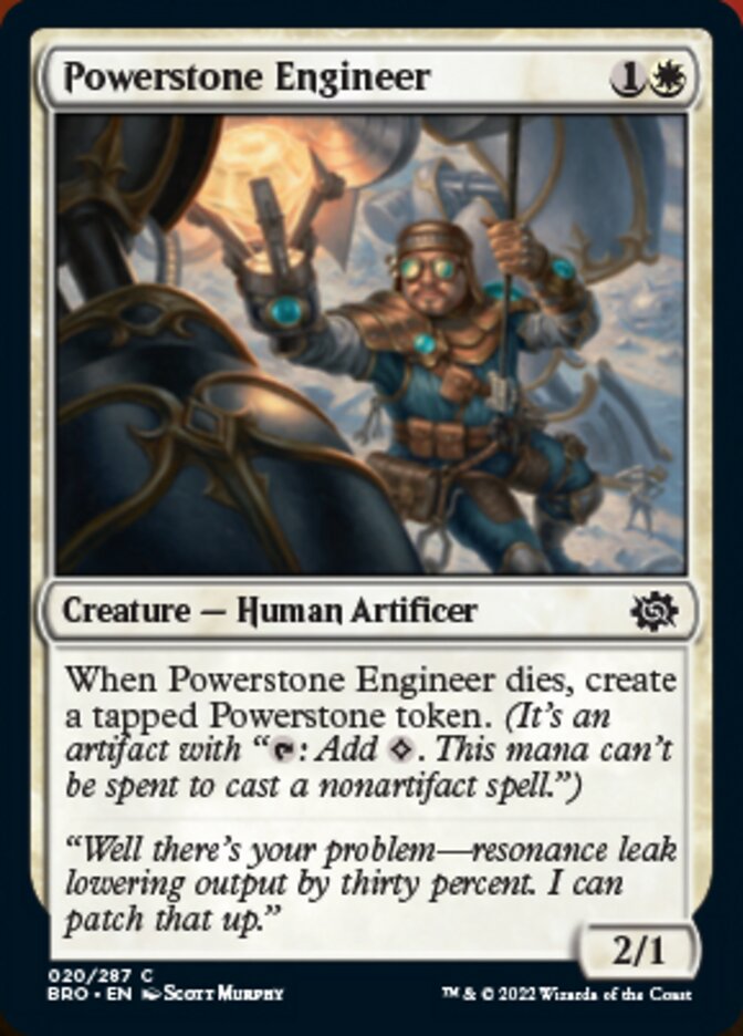 Powerstone Engineer [The Brothers' War] | Exor Games Dartmouth