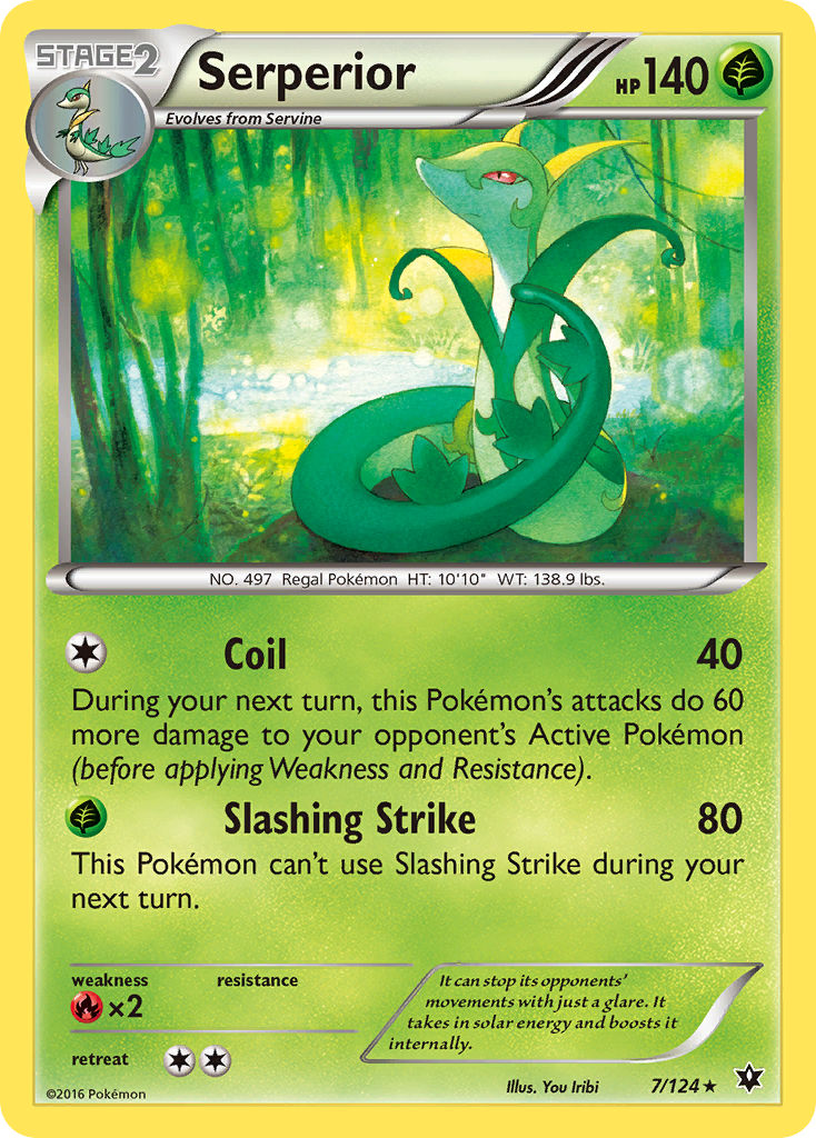Serperior (7/124) [XY: Fates Collide] | Exor Games Dartmouth