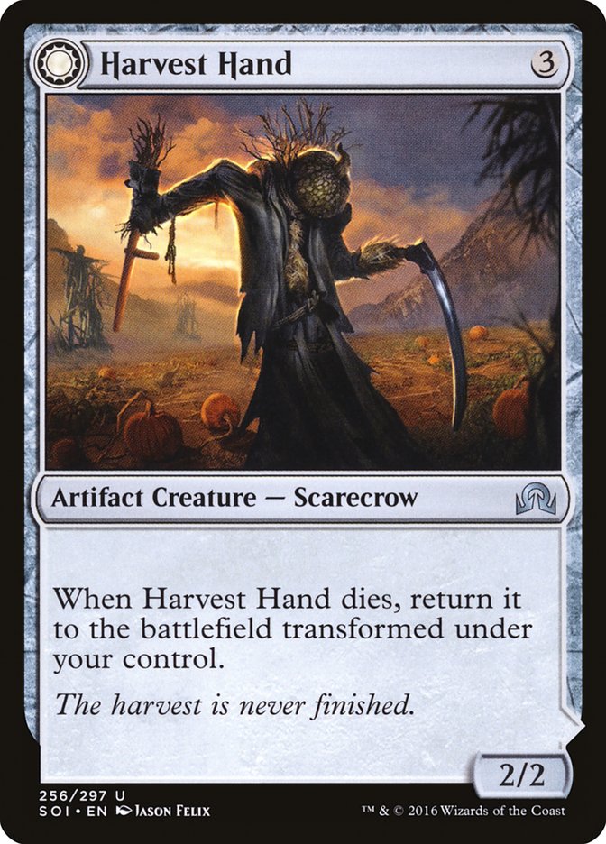 Harvest Hand // Scrounged Scythe [Shadows over Innistrad] | Exor Games Dartmouth