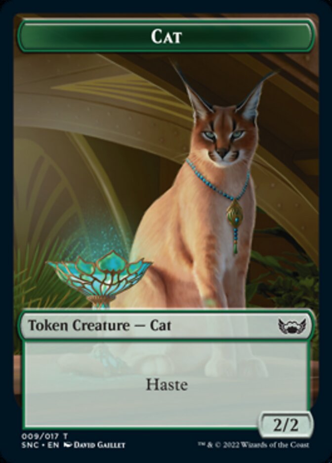 Cat // Angel Double-sided Token [Streets of New Capenna Tokens] | Exor Games Dartmouth