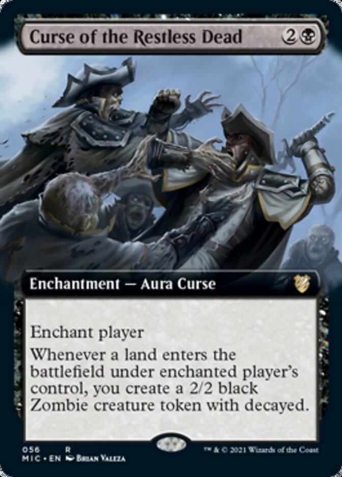 Curse of the Restless Dead (Extended) [Innistrad: Midnight Hunt Commander] | Exor Games Dartmouth