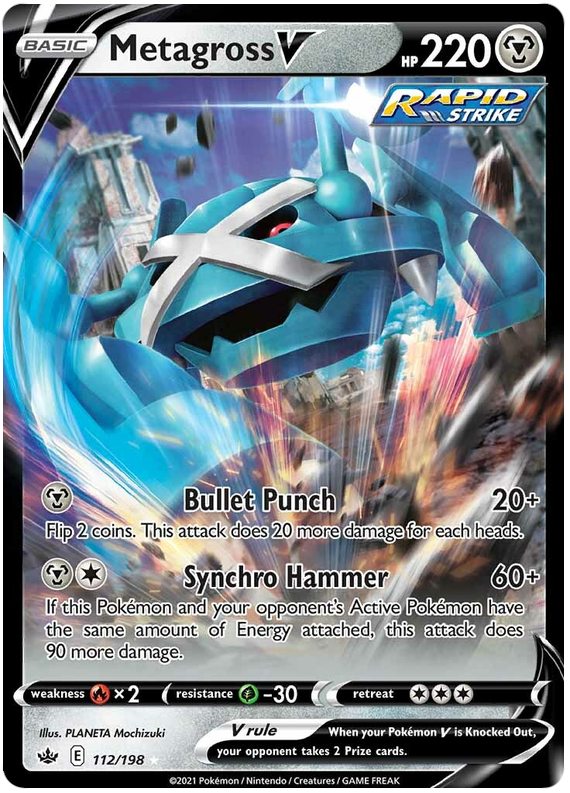 Metagross V (112/198) [Sword & Shield: Chilling Reign] | Exor Games Dartmouth