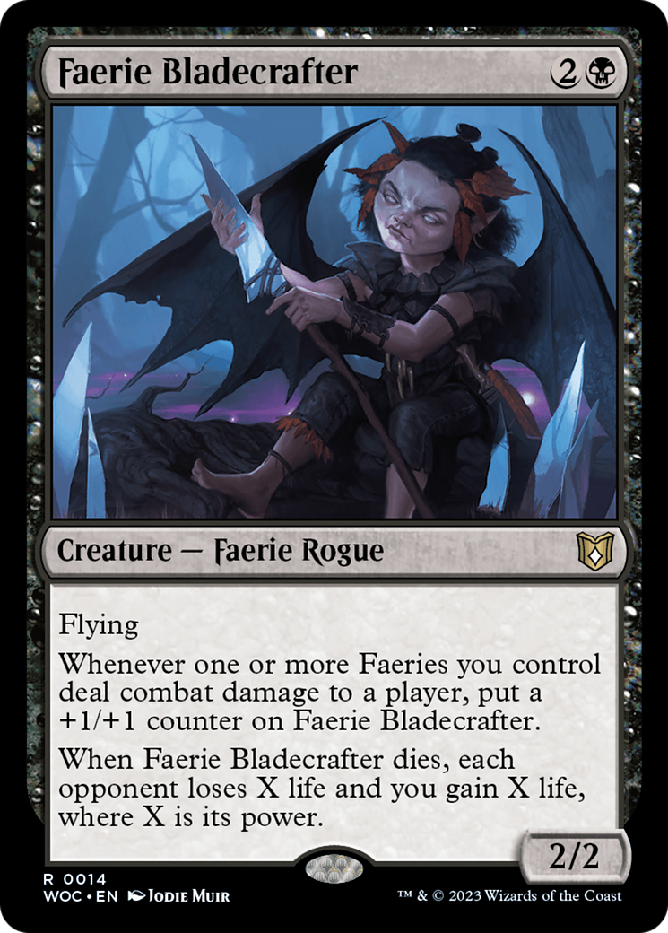 Faerie Bladecrafter [Wilds of Eldraine Commander] | Exor Games Dartmouth