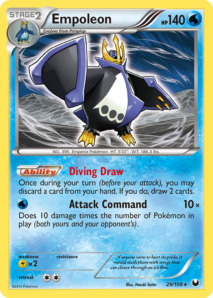 Empoleon (29/108) [Black & White: Dark Explorers] | Exor Games Dartmouth