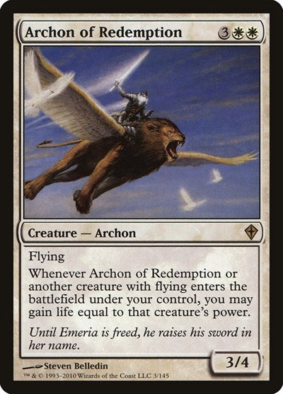 Archon of Redemption [Worldwake] | Exor Games Dartmouth