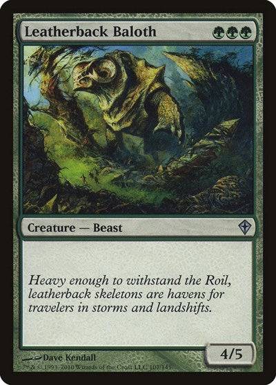 Leatherback Baloth [Worldwake] | Exor Games Dartmouth