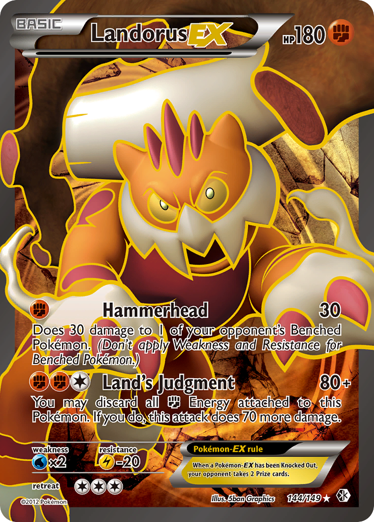 Landorus EX (144/149) [Black & White: Boundaries Crossed] | Exor Games Dartmouth