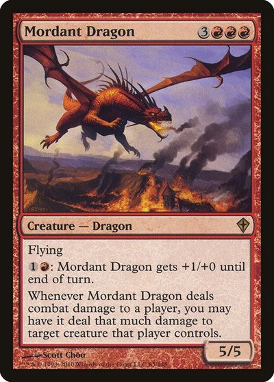 Mordant Dragon [Worldwake] | Exor Games Dartmouth