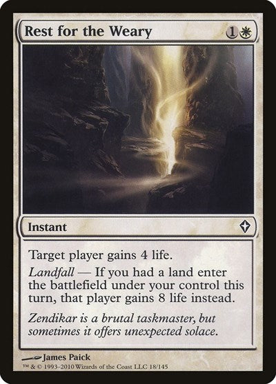 Rest for the Weary [Worldwake] | Exor Games Dartmouth