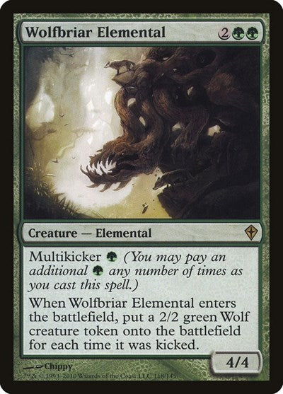 Wolfbriar Elemental [Worldwake] | Exor Games Dartmouth