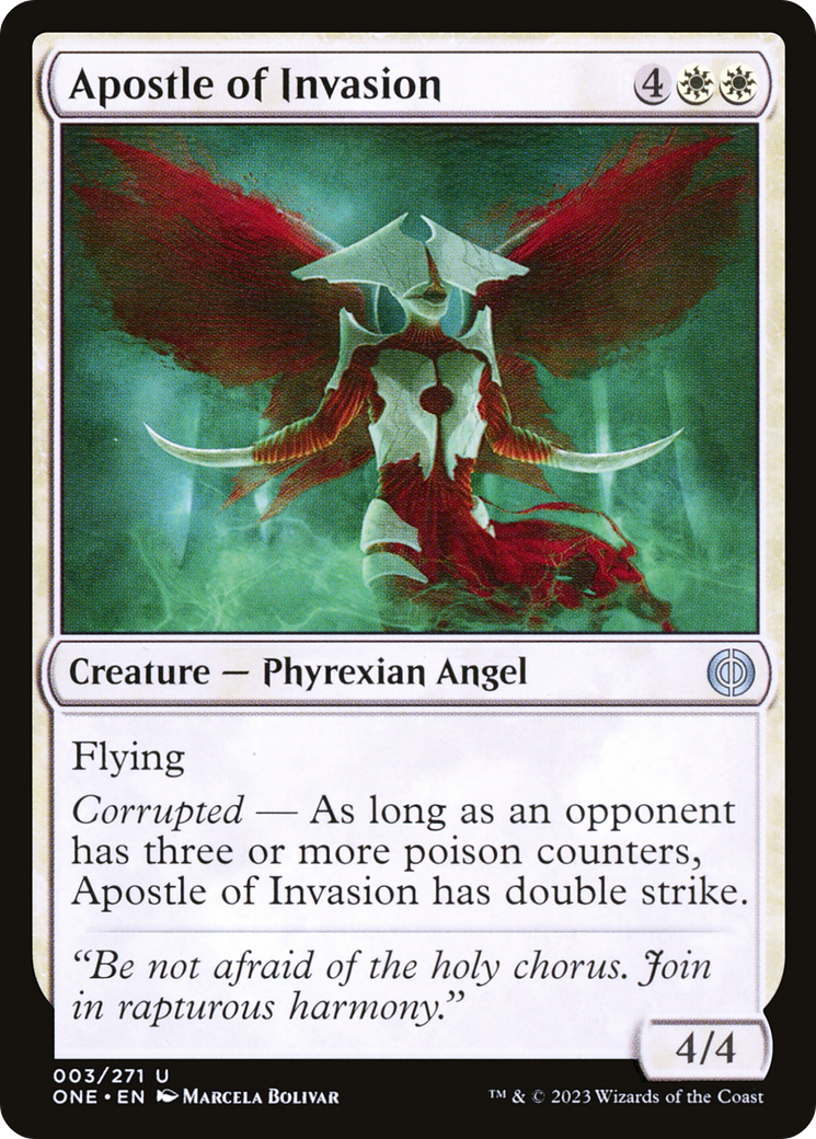 Apostle of Invasion [Phyrexia: All Will Be One] | Exor Games Dartmouth