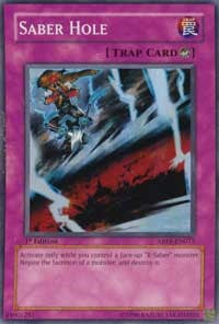 Saber Hole [ABPF-EN073] Super Rare | Exor Games Dartmouth