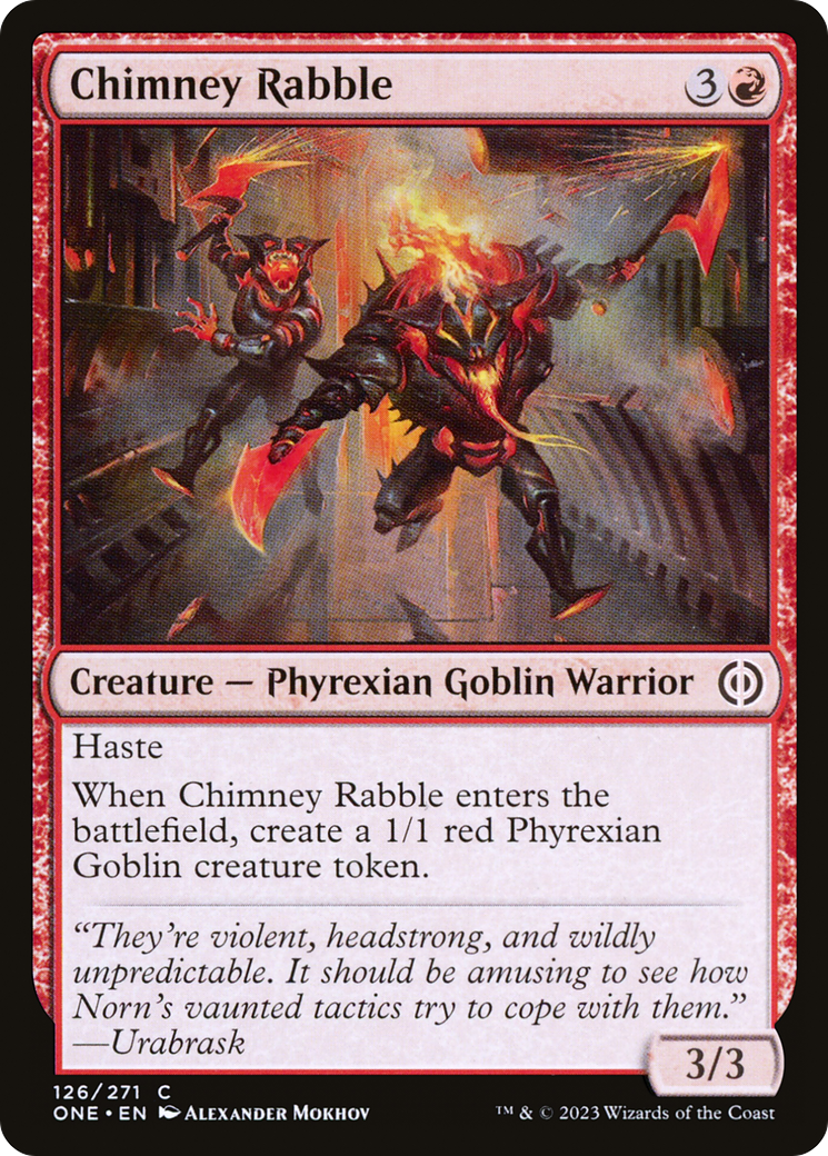 Chimney Rabble [Phyrexia: All Will Be One] | Exor Games Dartmouth