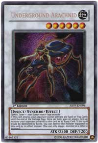 Underground Arachnid [ABPF-EN096] Secret Rare | Exor Games Dartmouth