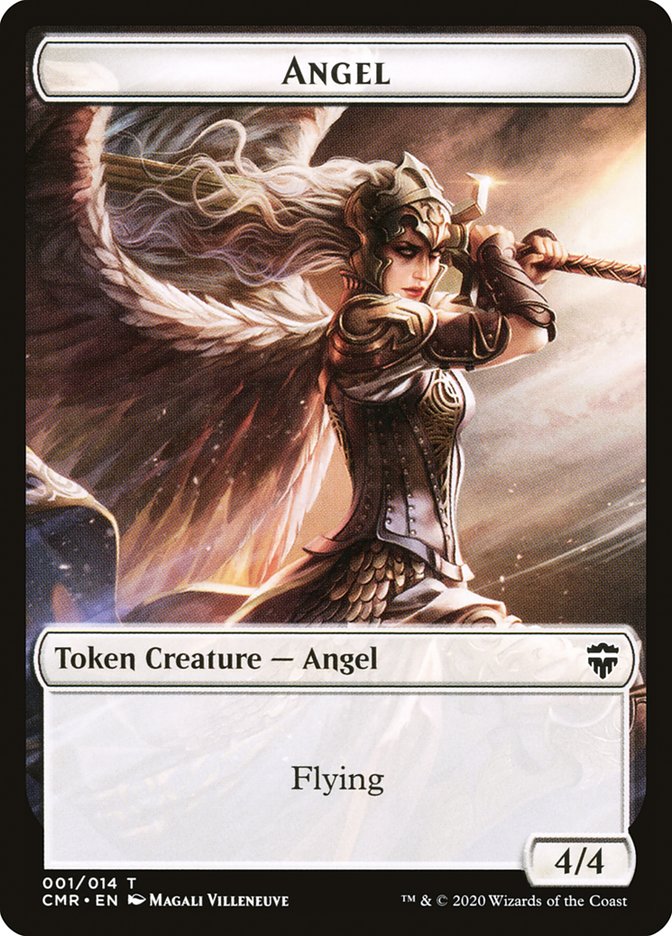 Angel Token [Commander Legends Tokens] | Exor Games Dartmouth