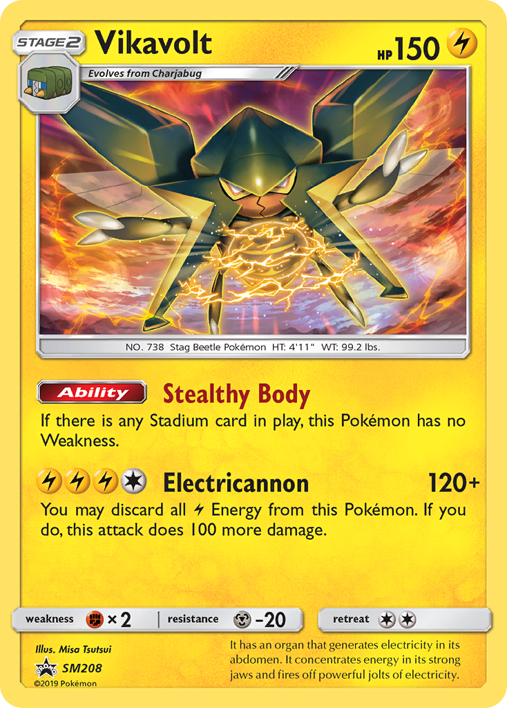 Vikavolt (SM208) [Sun & Moon: Black Star Promos] | Exor Games Dartmouth