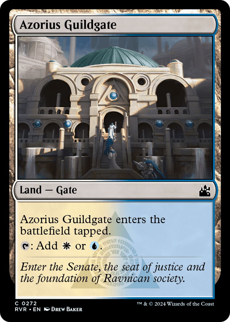 Azorius Guildgate [Ravnica Remastered] | Exor Games Dartmouth