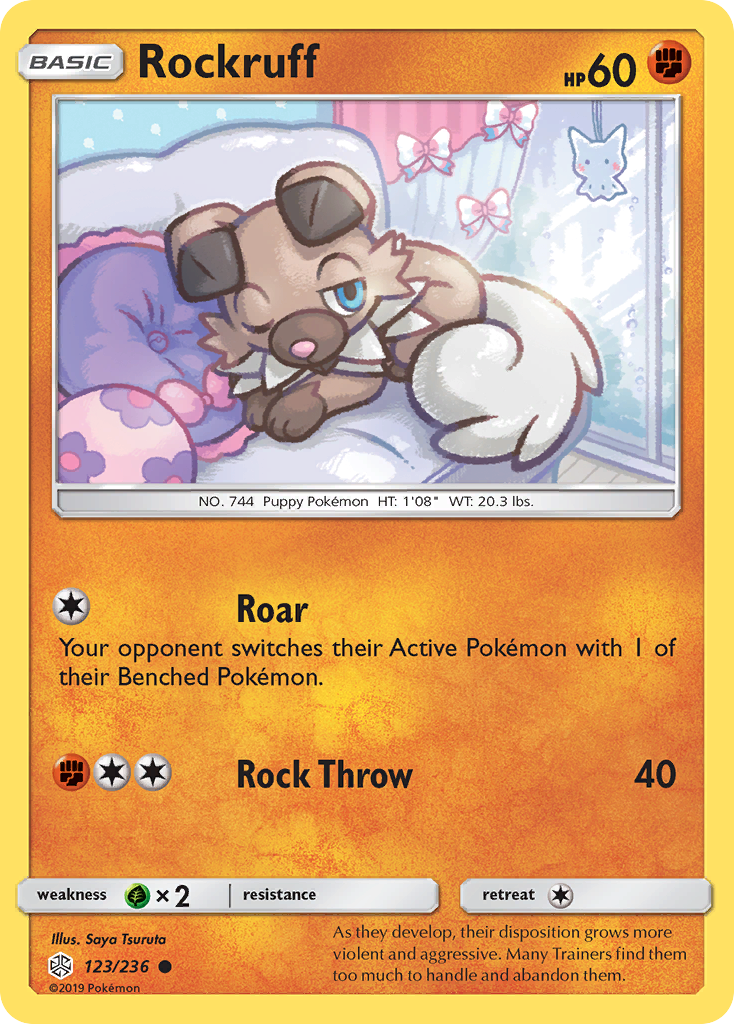 Rockruff (123/236) [Sun & Moon: Cosmic Eclipse] | Exor Games Dartmouth