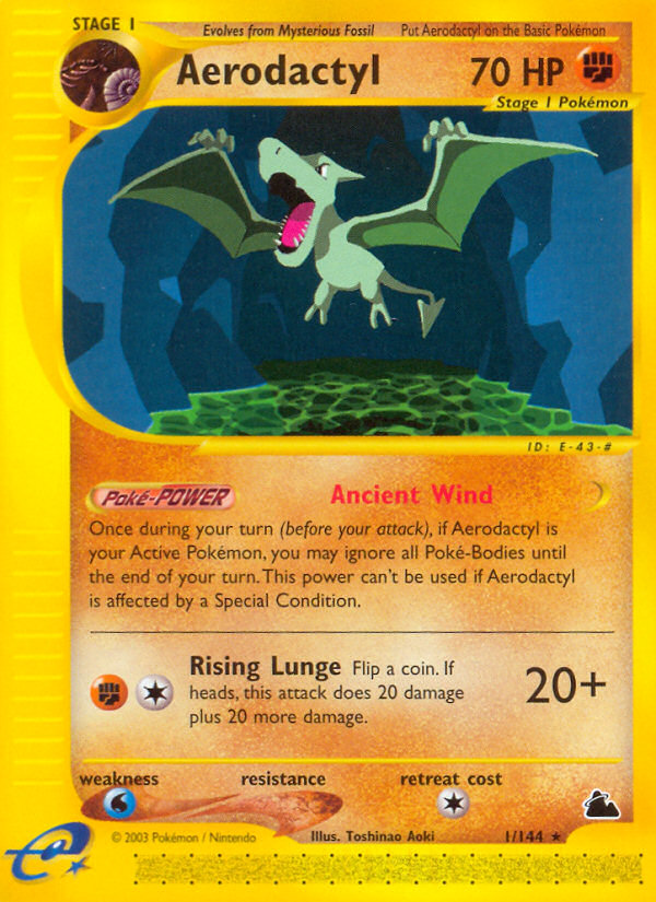 Aerodactyl (1/144) [Skyridge] | Exor Games Dartmouth