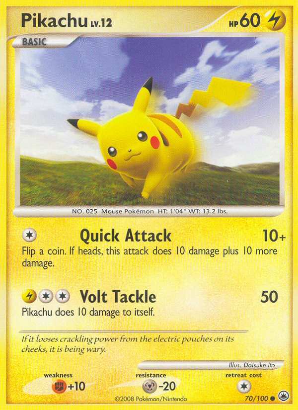 Pikachu (70/100) [Diamond & Pearl: Majestic Dawn] | Exor Games Dartmouth