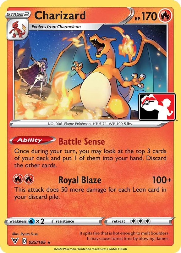 Charizard (025/185) [Prize Pack Series One] | Exor Games Dartmouth