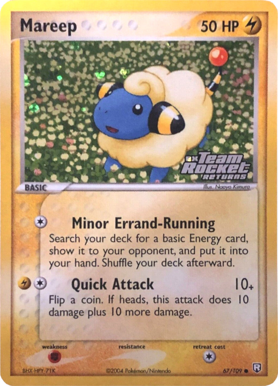 Mareep (67/109) (Stamped) [EX: Team Rocket Returns] | Exor Games Dartmouth