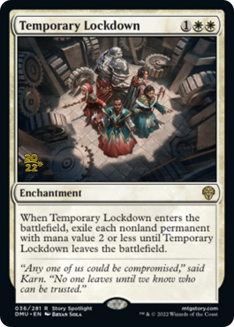 Temporary Lockdown [Dominaria United Prerelease Promos] | Exor Games Dartmouth