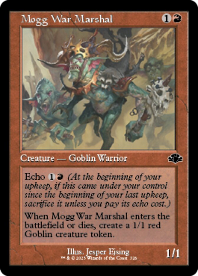 Mogg War Marshal (Retro) [Dominaria Remastered] | Exor Games Dartmouth