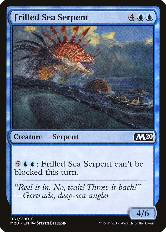 Frilled Sea Serpent [Core Set 2020] | Exor Games Dartmouth